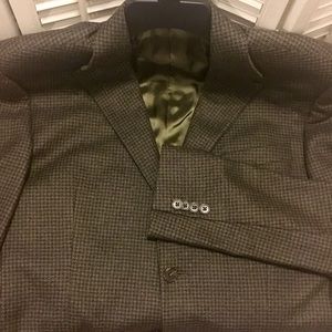 Joseph Abboud Olive Wool Sport Coat